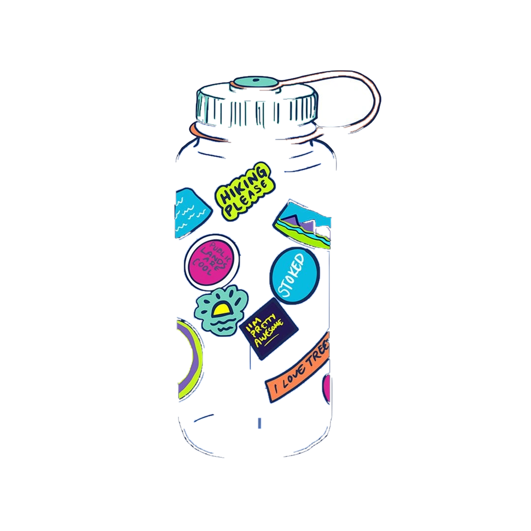 Cute Bottle Sticker